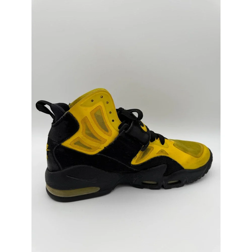 Nike‎ Air Diamond Turf II Black Varsity Maize Yellow 525224-700 Mens Size 11